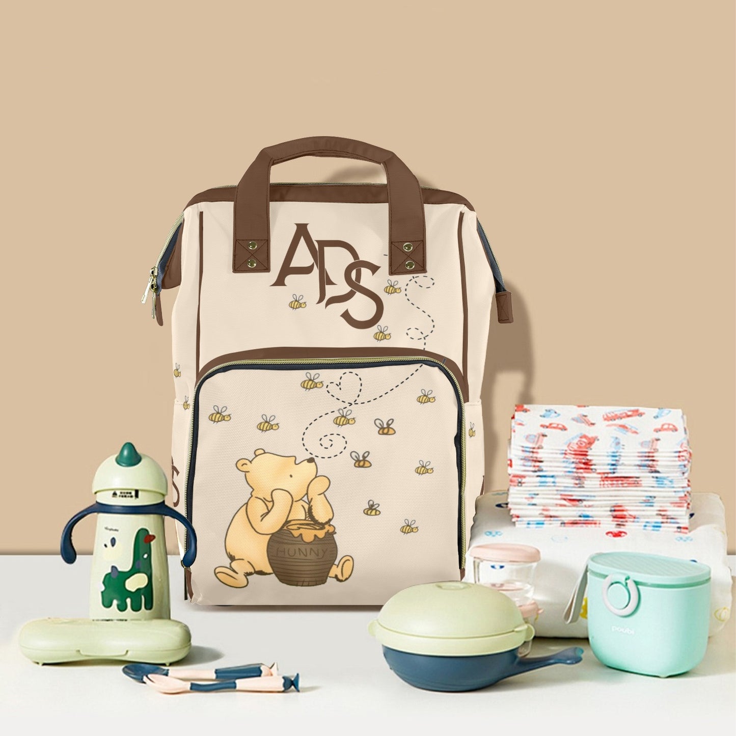 Azariah New Multi-Function Diaper Bag-Large