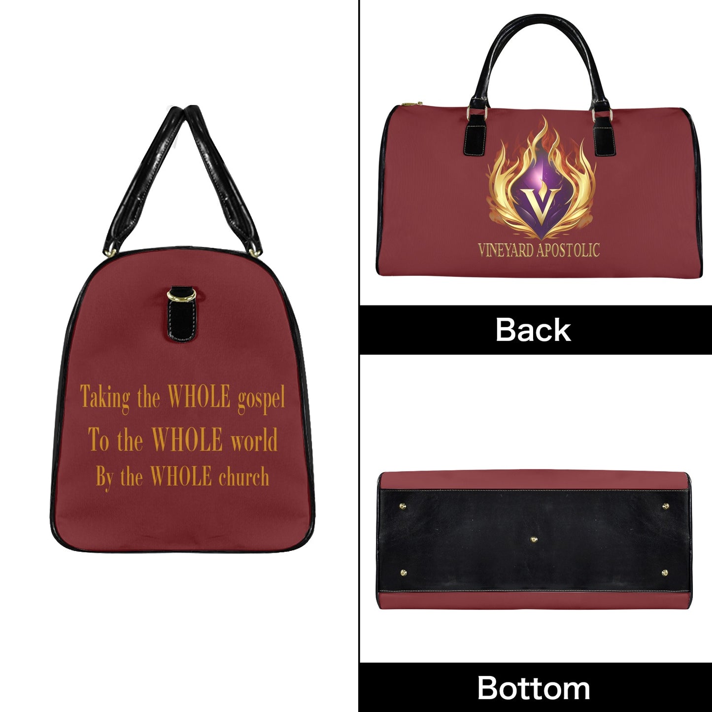 VINEYARD APOSTOLIC LARGE DUFFLE Large Capacity Travel Bag-Large