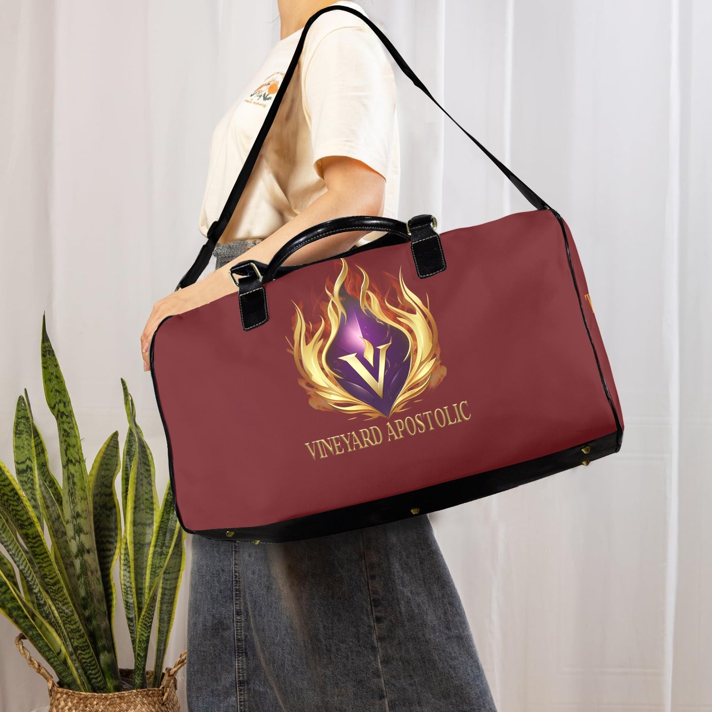 VINEYARD APOSTOLIC LARGE DUFFLE Large Capacity Travel Bag-Large