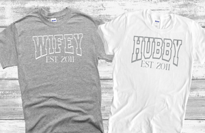 Hubby/ Wifey Couple Shirt