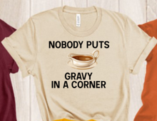Load image into Gallery viewer, Custom Graphic Thanksgiving Pun T-shirts

